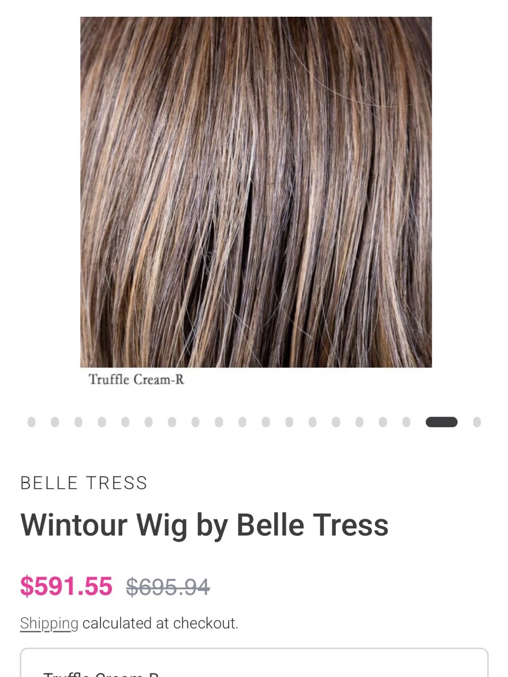 Belle Tress Wintour, Truffle Cream-R, Short Layered Bob, NWT - Picture 4 of 5
